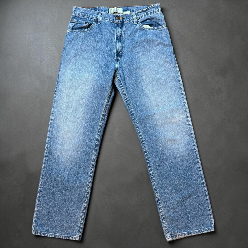 Levi’s Strauss Jeans Mens Light Wash Faded Straight Leg Denim Size 34/34